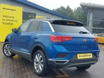 Used VW T-Roc Design 150 HP (110 kW) 2021 Blue SUV