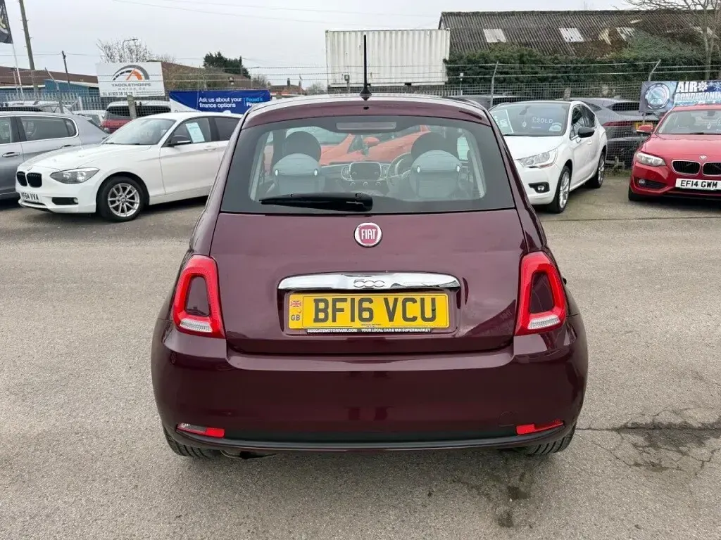 Used Fiat 500 Pop Star 69 HP (50 kW) 2016 Red Hatchback