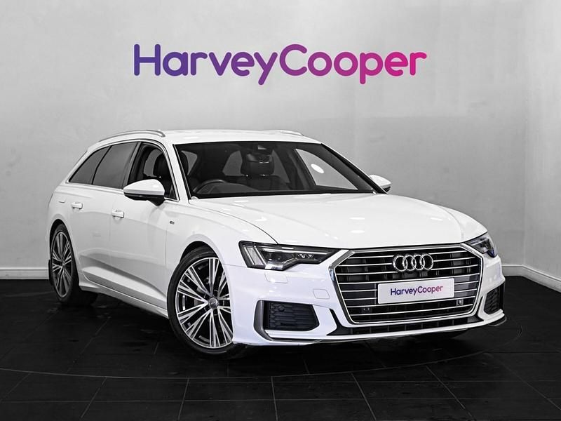 White Used 2019 Audi A6 S-Line Estate | £20,750 (Fair price) - Image 1/4