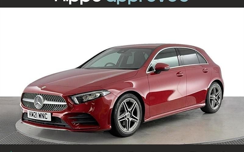 Red Used 2021 Mercedes A180 AMG line Hatchback | £16,920 (Good price) - Image 1/4