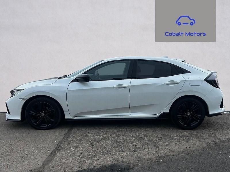 Used Honda Civic Sport 126 HP (92 kW) 2019 White Hatchback
