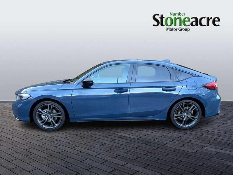 New Honda Civic Sport 140 HP (102 kW) 2025 Blue Hatchback