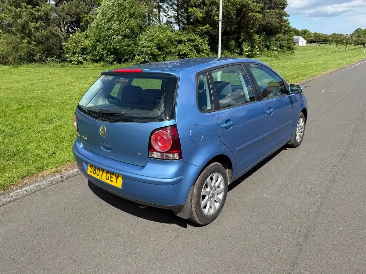 Used VW Polo SE 80 HP (58 kW) 2007 Blue Hatchback