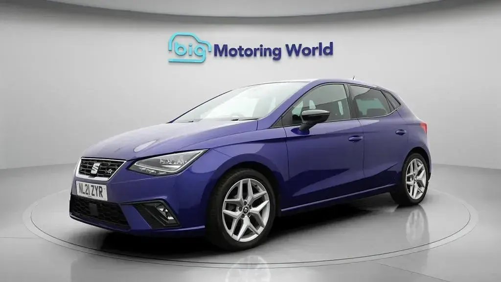 Used Seat Ibiza FR 95 HP (69 kW) 2021 Blue Hatchback