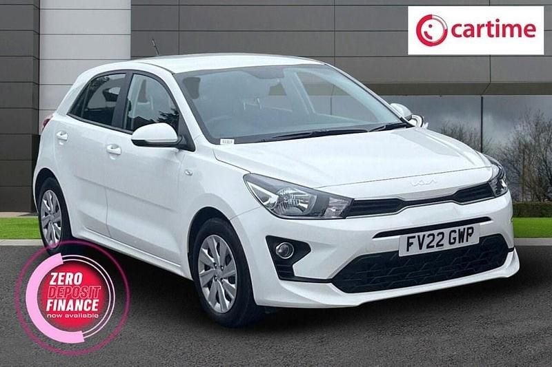 White Used 2022 Kia Rio 2 Hatchback | £9,750 (Good price) - Image 1/3