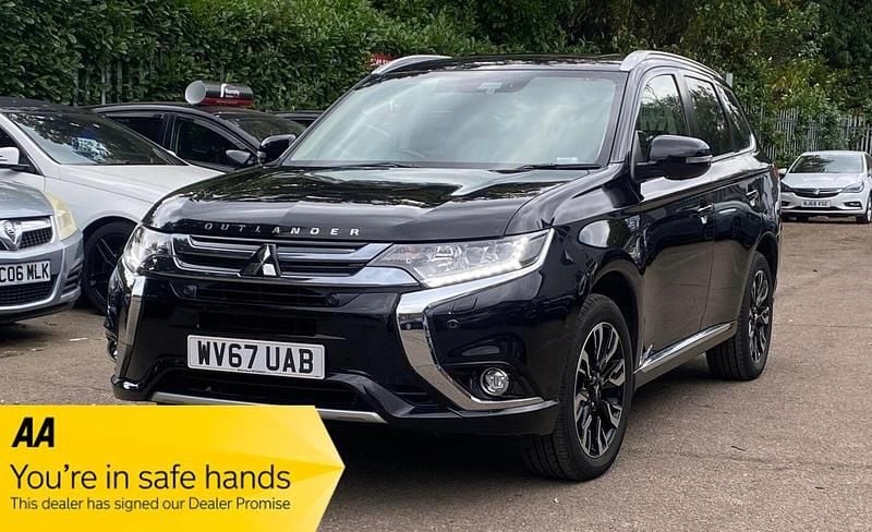 Black Used 2017 Mitsubishi Outlander P-HEV Estate | £12,494 (Fair price) - Image 1/3