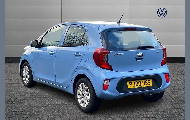 Used Kia Picanto 65 HP (47 kW) 2020 Blue Hatchback