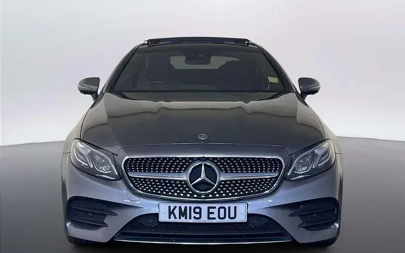 Used Mercedes E400 AMG line 340 HP (250 kW) 2019 Grey Coupe