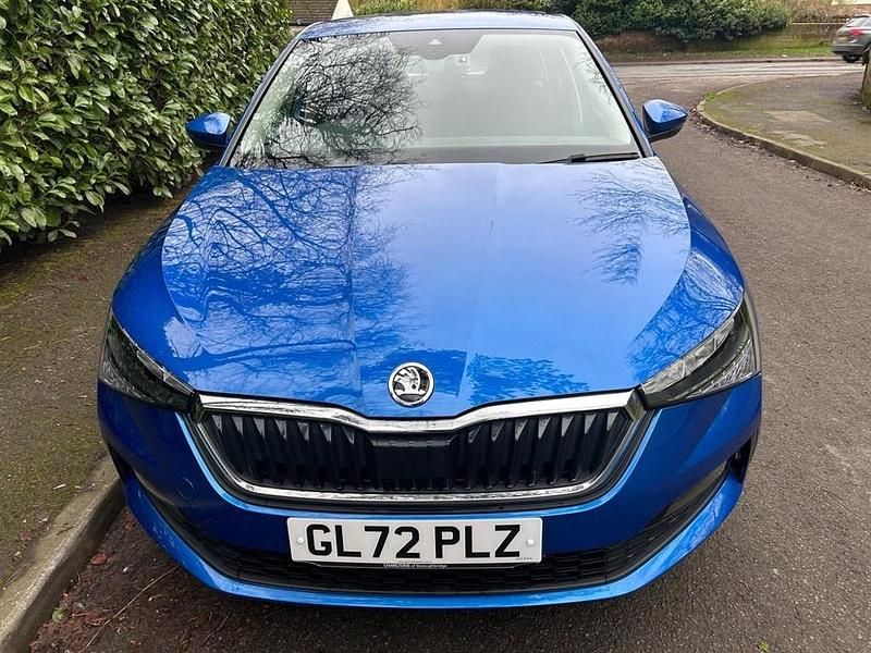 Used Skoda Scala SE 110 HP (80 kW) 2023 Blue Hatchback