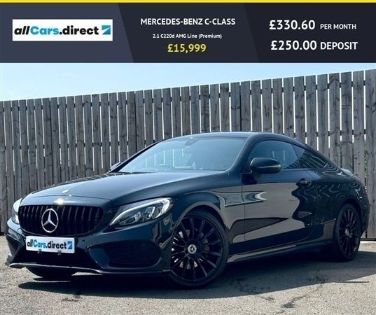 Black Used 2017 Mercedes C220 AMG line Coupe | £15,999 (A bit pricey) - Image 1/1