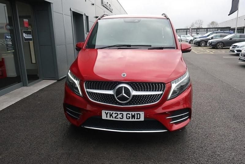 Used Mercedes V300 AMG line 237 HP (174 kW) 2023 Red MPV