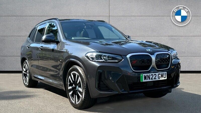 Grey Used 2022 BMW iX3 M Sport SUV | £27,529 (Super price) - Image 1/4