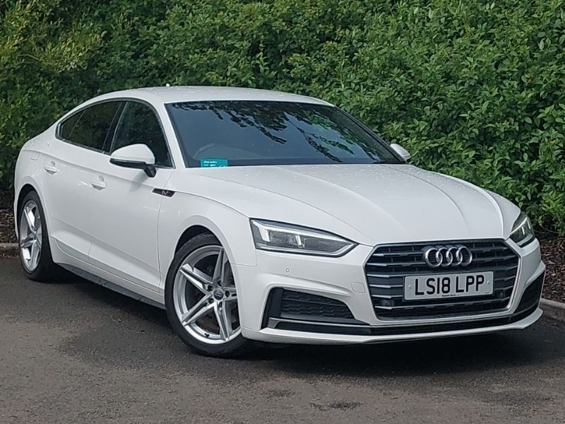 White Used 2018 Audi A5 S-Line Coupe | £15,498 (Super price) - Image 1/4