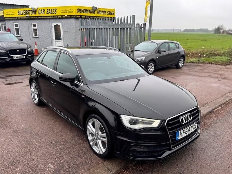 Used Audi A3 S-Line 150 HP (110 kW) 2014 Black Hatchback