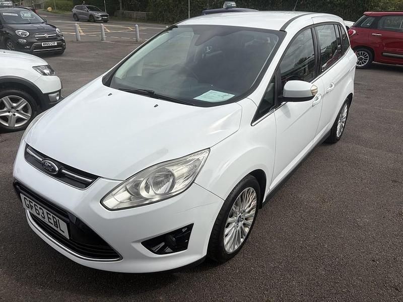 Used Ford Grand C-Max Titanium 115 HP (84 kW) 2013 White MPV