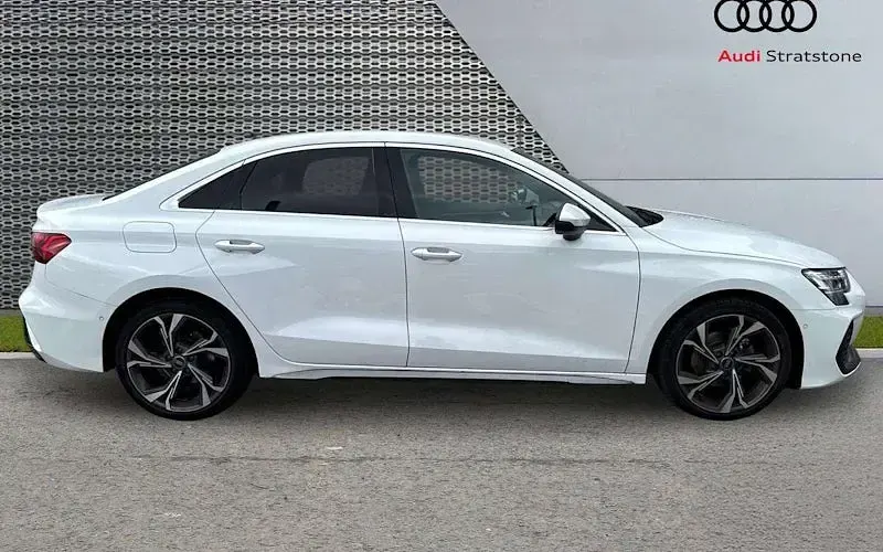 Used Audi A3 S-Line 116 HP (85 kW) 2024 White Sedan
