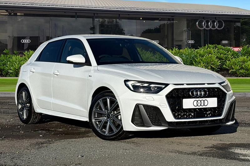 New Audi A1 Sportback S-Line 2025 White Hatchback