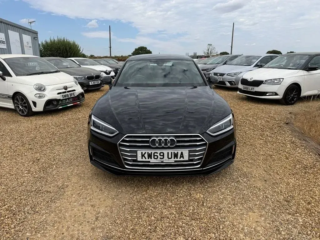Used Audi A5 Sportback S-Line 150 HP (110 kW) 2020 Black Hatchback