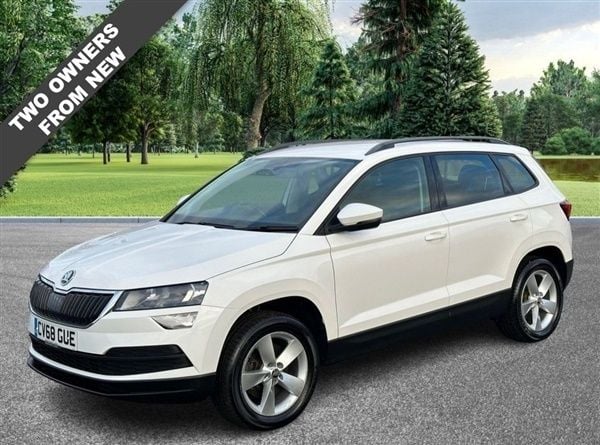 White Used 2018 Skoda Karoq SE SUV | £10,794 (A bit pricey) - Image 1/1