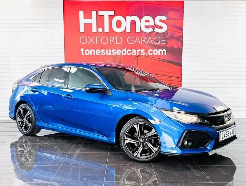 Used Honda Civic SR 126 HP (92 kW) 2018 Blue Hatchback