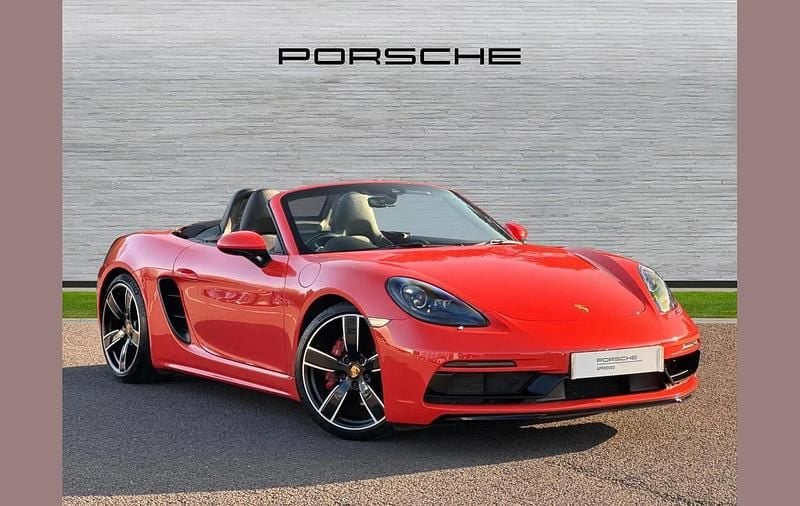 Used Porsche Boxster 344 HP (253 kW) 2021 Orange Cabriolet