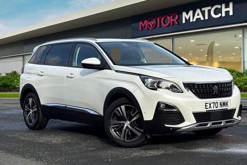 White Used 2020 Peugeot 5008 Allure SUV | £17,455 (Fair price) - Image 1/4