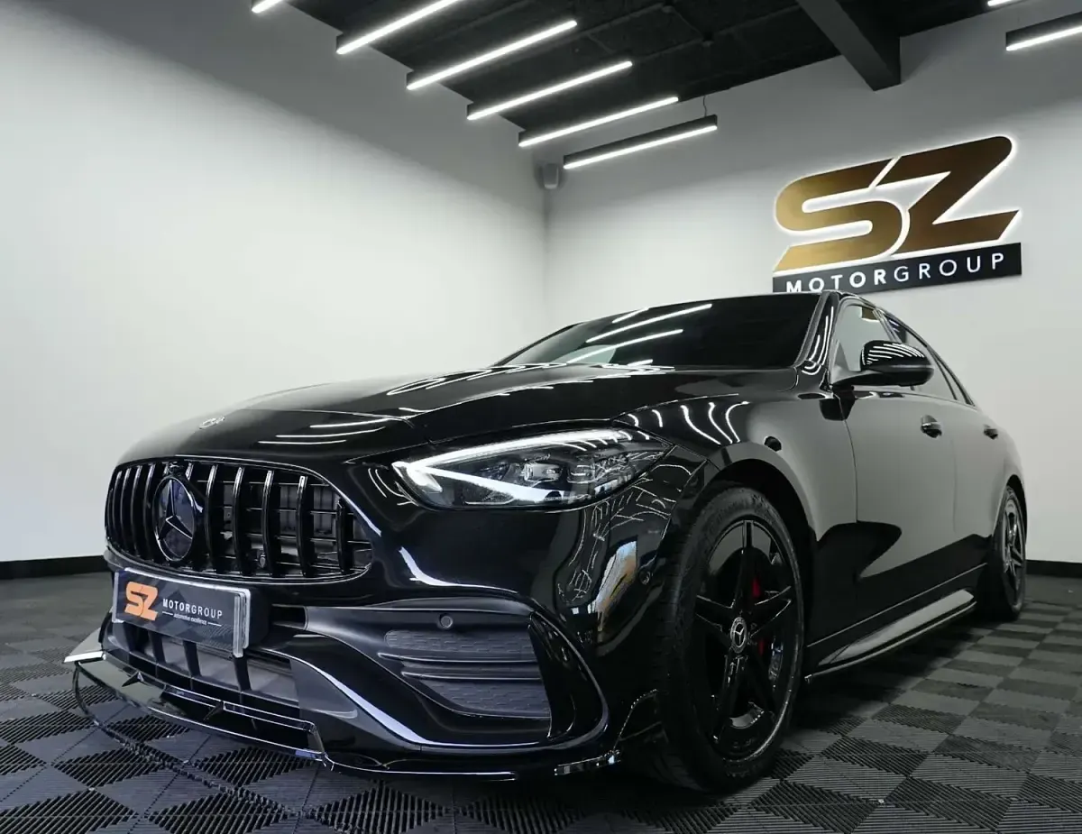 Used Mercedes C220 AMG line 2023 Black Sedan