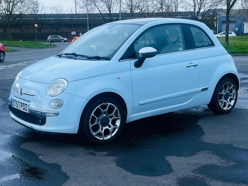 Used Fiat 500 Lounge 2008 Blue Hatchback