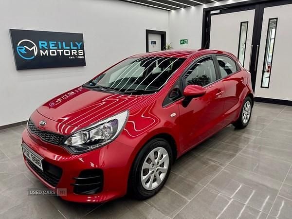 Red Used 2016 Kia Rio Hatchback | £5,450 (Good price) - Image 1/4