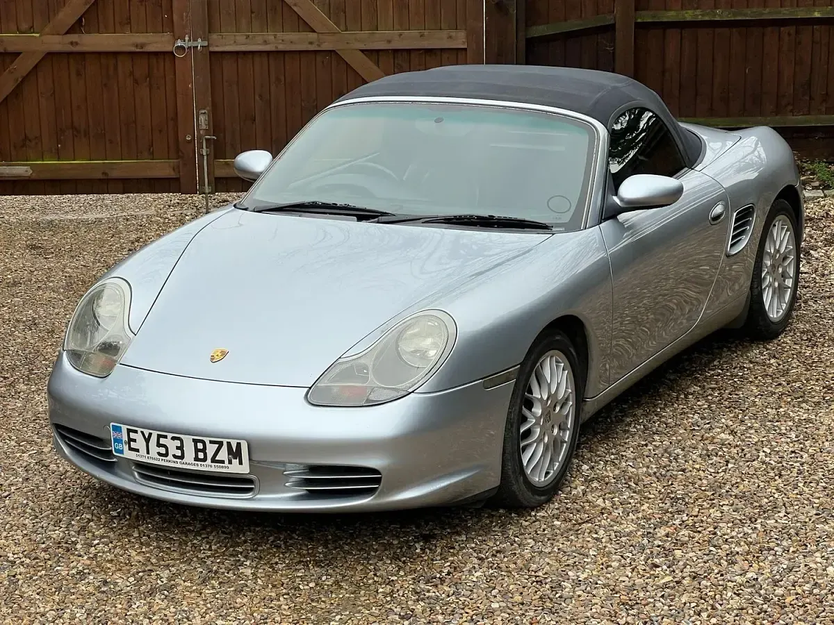 Used Porsche Boxster 260 HP (191 kW) 2003 Silver Cabriolet
