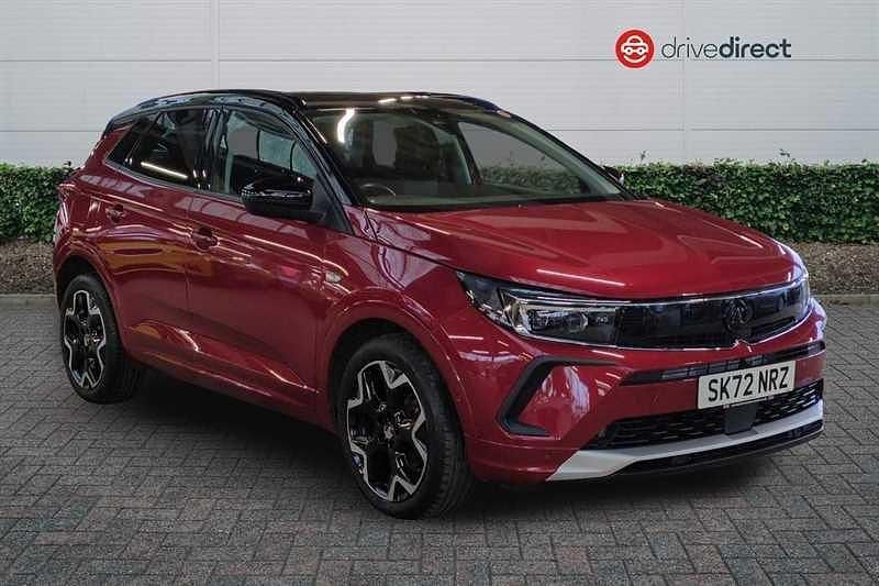 Used Vauxhall Grandland X Ultimate 130 HP (95 kW) 2022 Red SUV