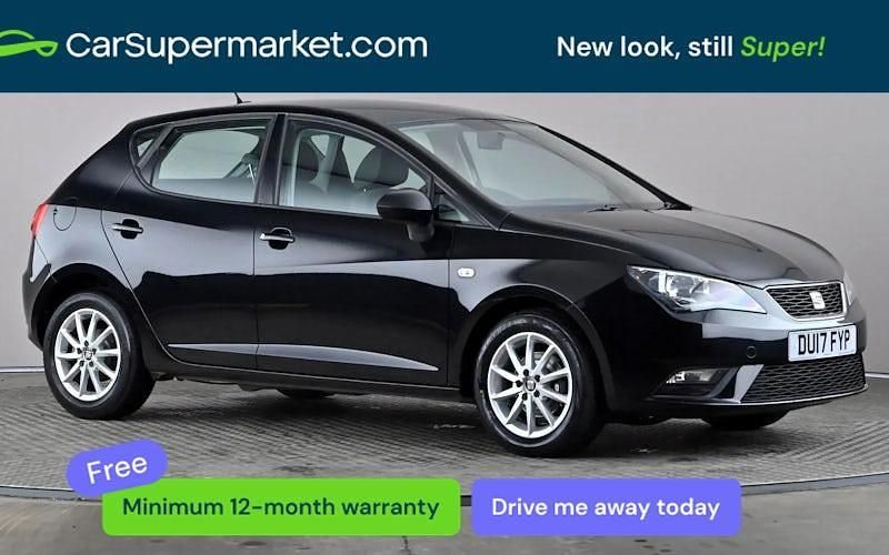 Begagnad Seat Ibiza SE Technology 90 HK (66 kW) 2017 Svart Halvkombi