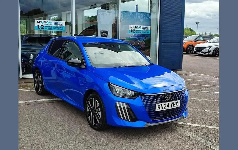 Used Peugeot 208 Allure 101 HP (74 kW) 2024 Blue Hatchback
