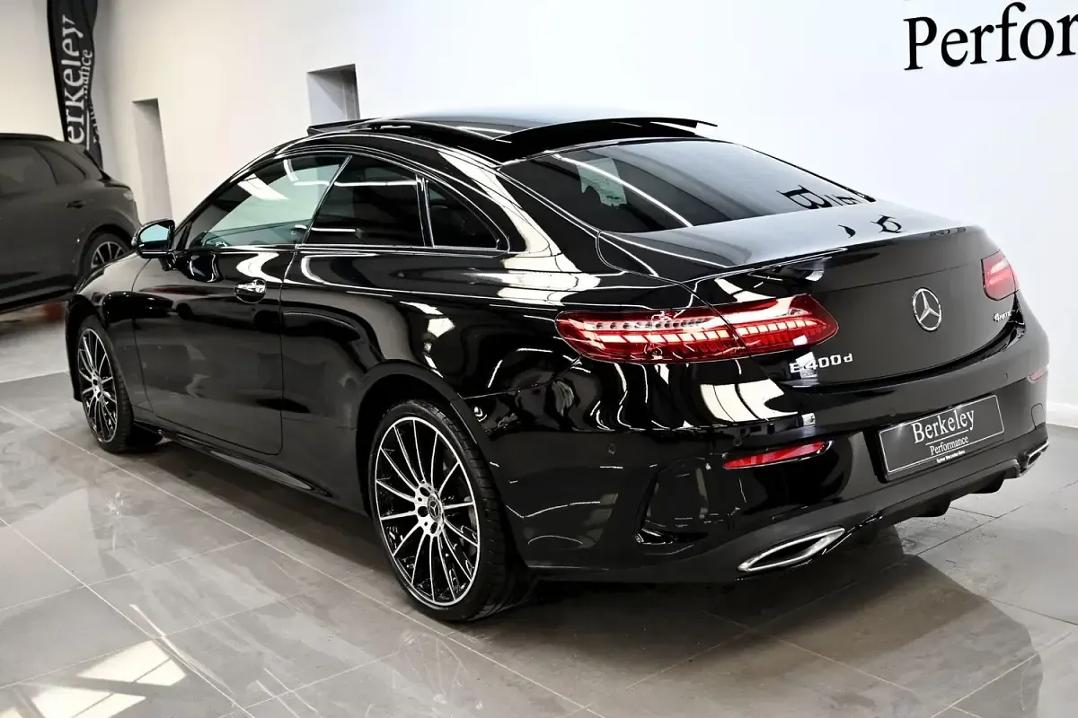 Used Mercedes E400 AMG line 2023 Black Coupe