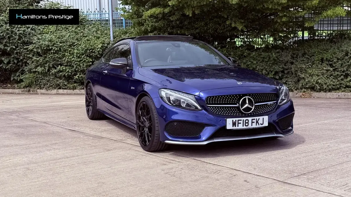 Used Mercedes C43 AMG Premium 2018 Blue Coupe