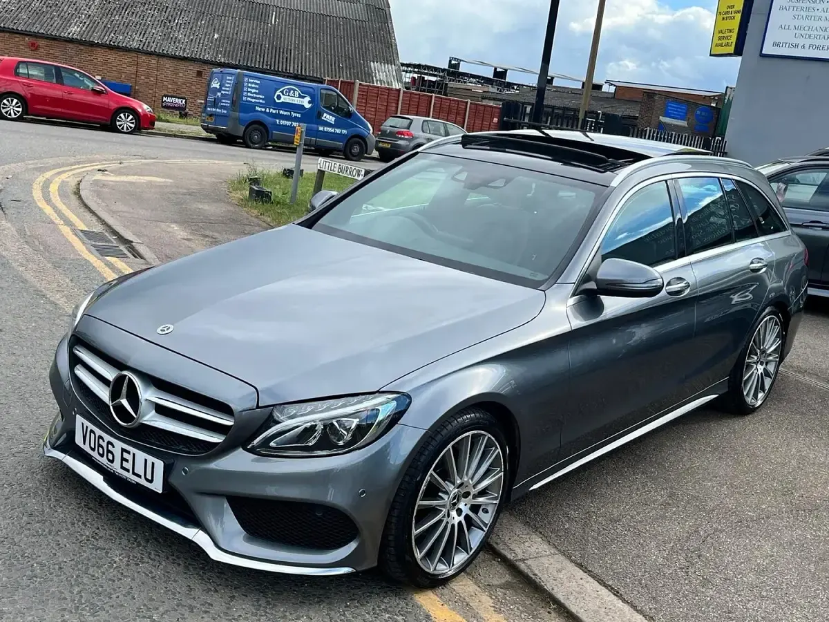 Used Mercedes C200 AMG Line Premium 184 HP (135 kW) 2017 Grey Estate
