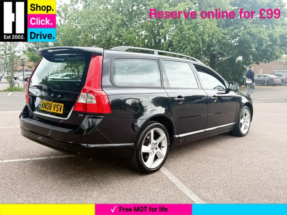 Second-hand Volvo V70 SE 185 CP (136 kW) 2008 Negru Break