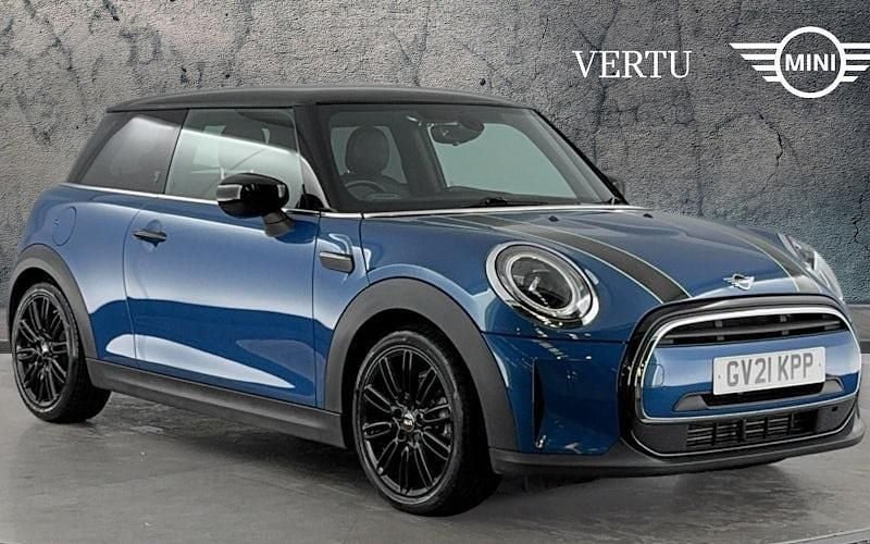 Blue Used 2021 Mini Cooper Exclusive Hatchback | £17,386 (Fair price) - Image 1/4