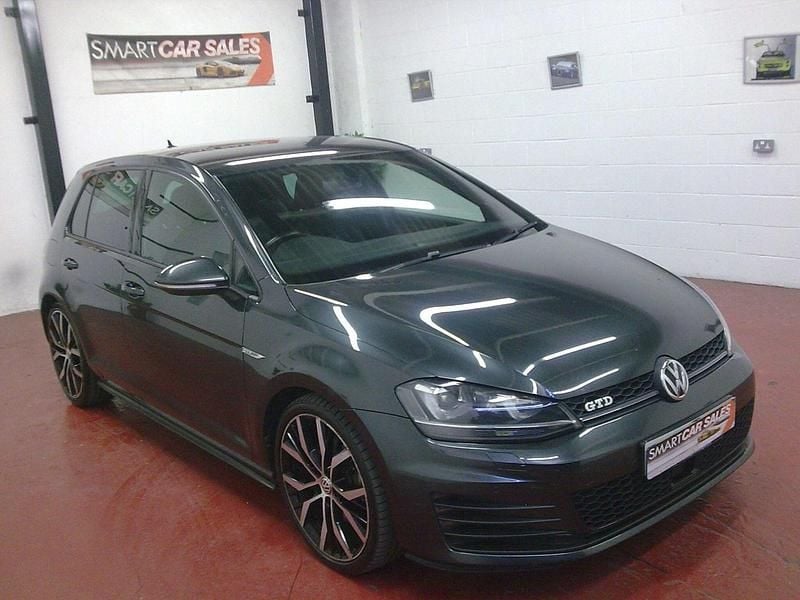 Begagnad VW Golf VII GTD 182 HK (133 kW) 2016 Grå Halvkombi