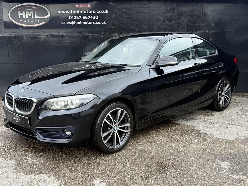 Used BMW 218 Sport Line 2018 Black Coupe