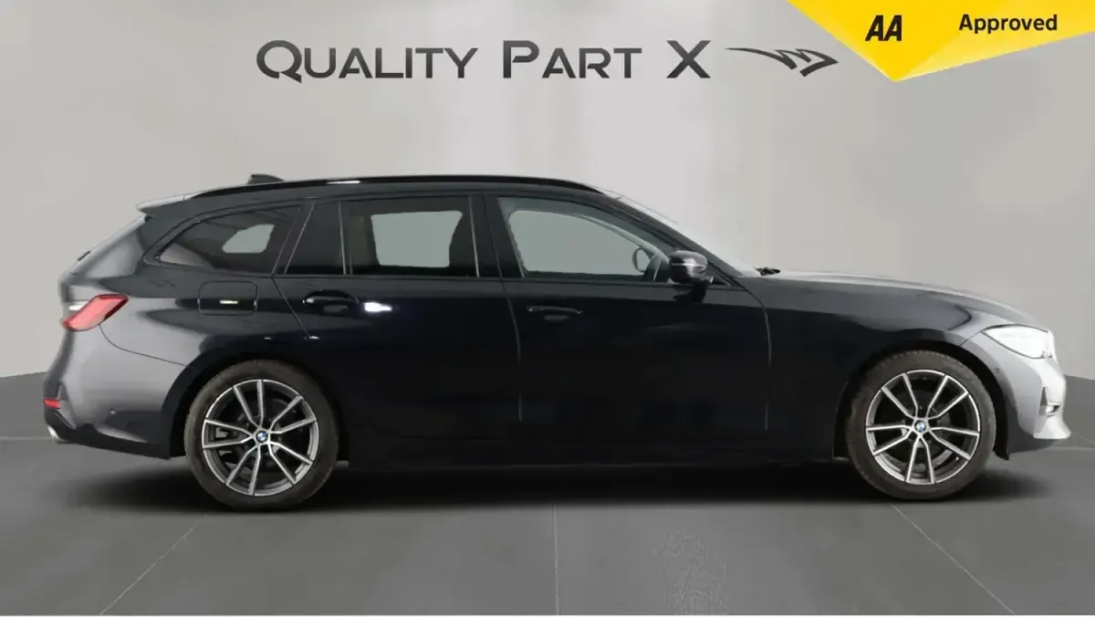 Used BMW 320 Sport Line 184 HP (135 kW) 2021 Black Estate