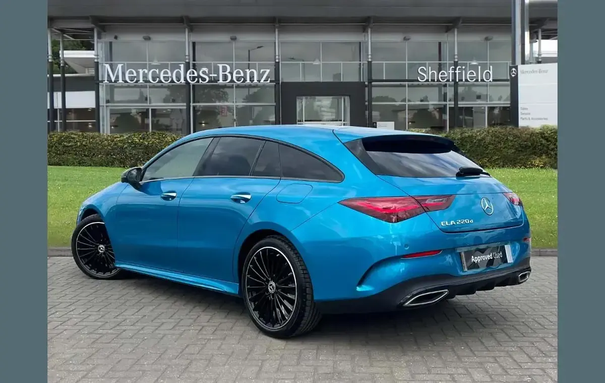 Used Mercedes CLA220 AMG Line Premium Plus 187 HP (137 kW) 2025 Blue Estate