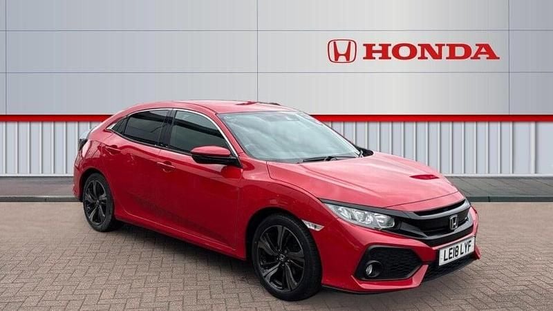 Red Used 2018 Honda Civic SR Hatchback | £11,160 (Fair price) - Image 1/4