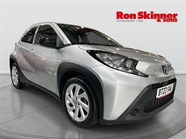 Silver Used 2022 Toyota Aygo PURE Hatchback | £13,799 (Expensive) - Image 1/4