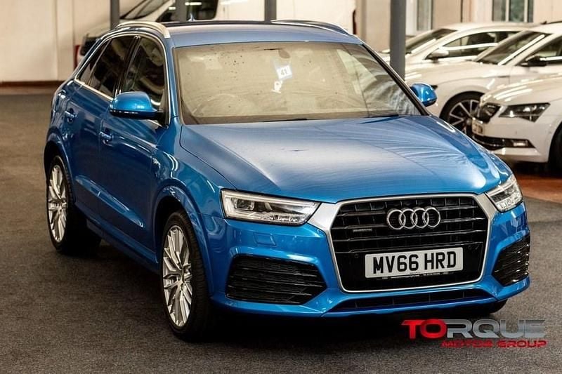 Used Audi Q3 S-line plus 184 HP (135 kW) 2016 Blue SUV