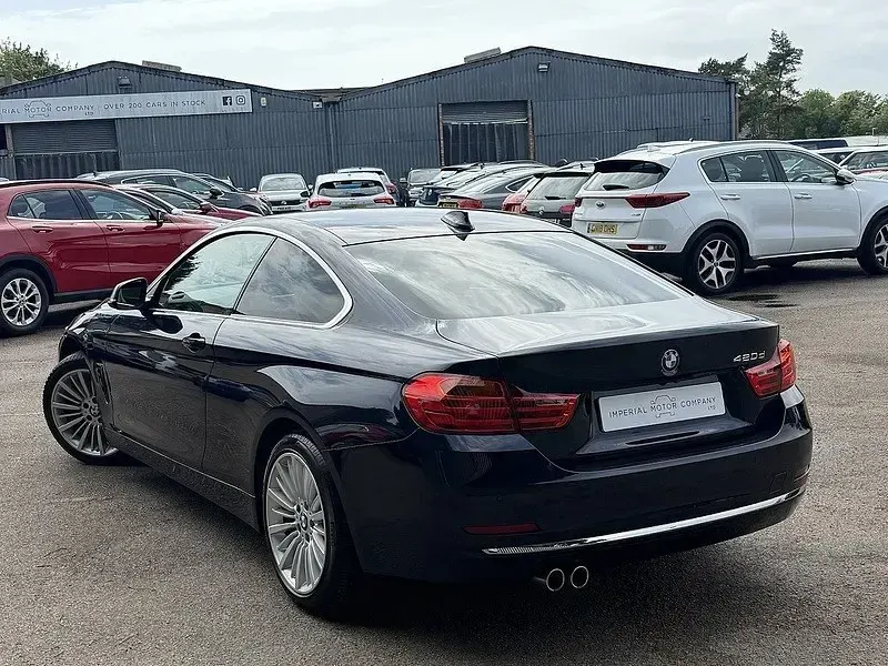 Begagnad BMW 420 Luxury Line 2017 Blå Sportkupé