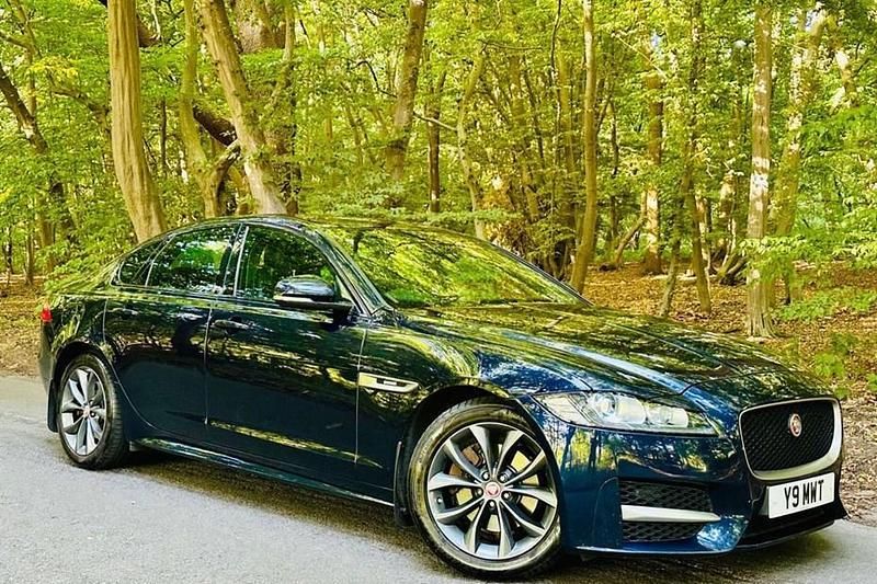 Blue Used 2019 Jaguar XF R-Sport Sedan | £13,795 (Fair price) - Image 1/1