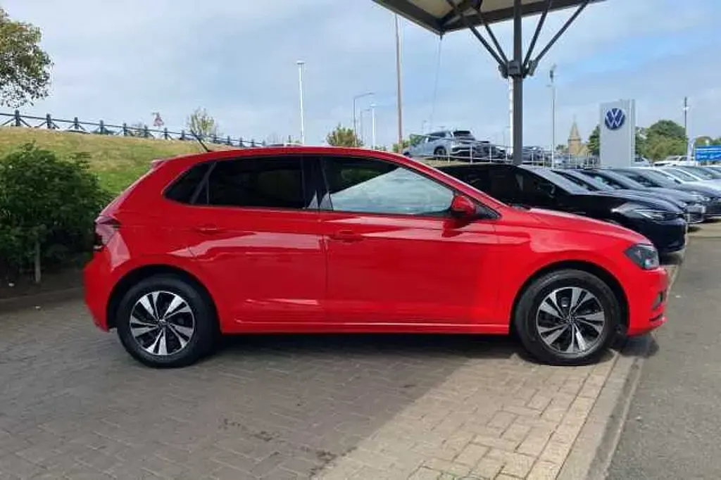 Used VW Polo Match 95 HP (69 kW) 2021 Red Hatchback
