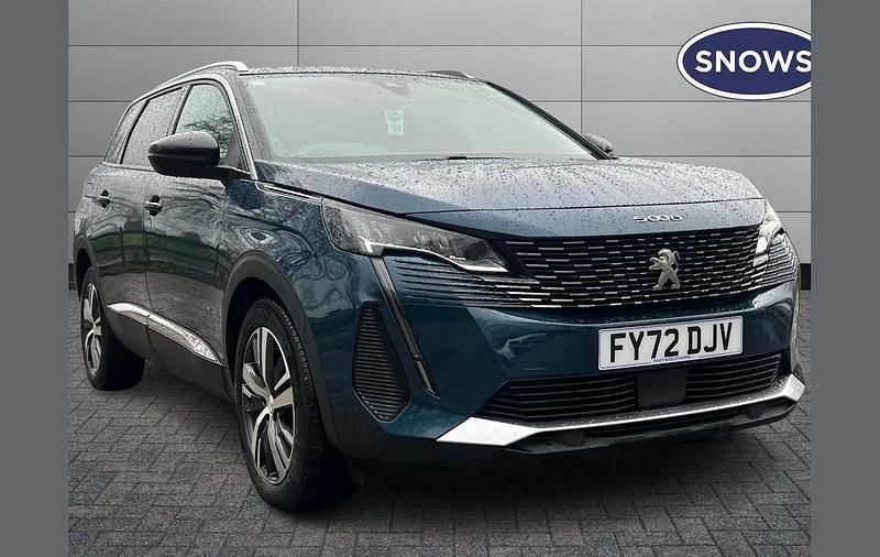 Blue Used 2022 Peugeot 5008 Allure+ SUV | £21,811 (Fair price) - Image 1/4