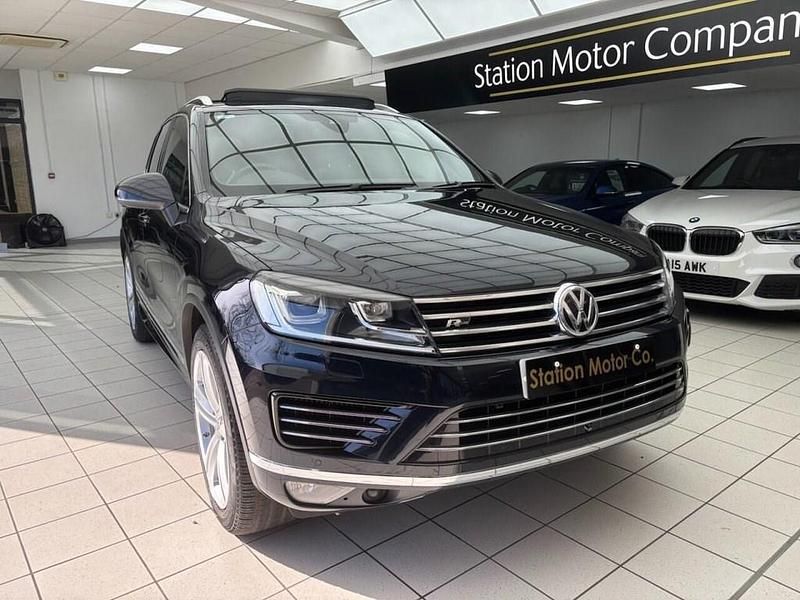 Used VW Touareg R-line Plus 2017 Blue SUV